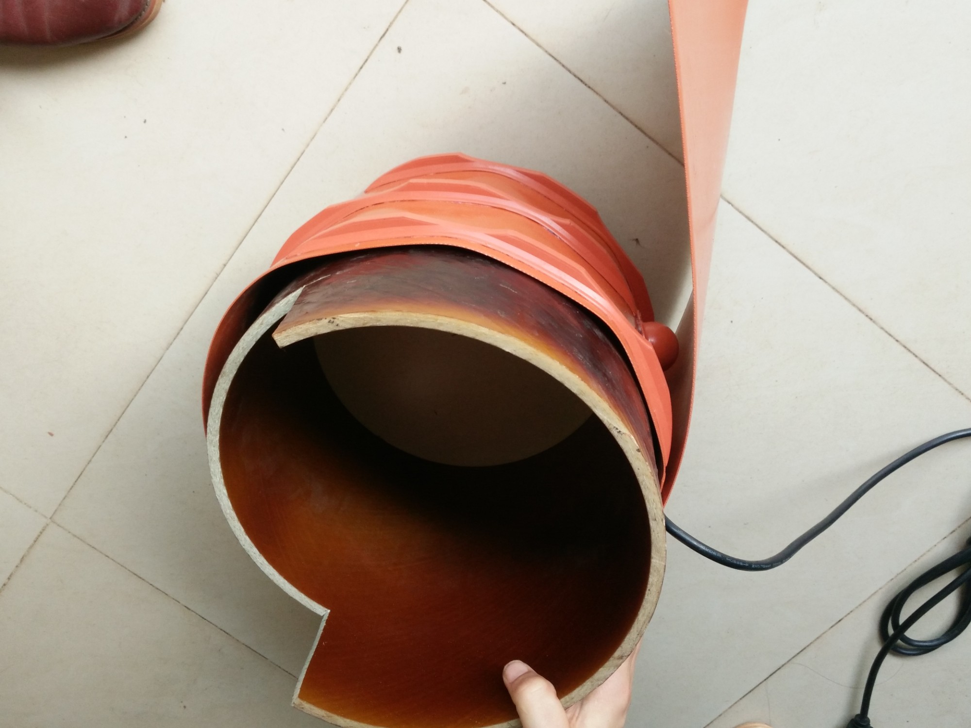 GRE Pipe tube curing heaters blanket belt mat strip