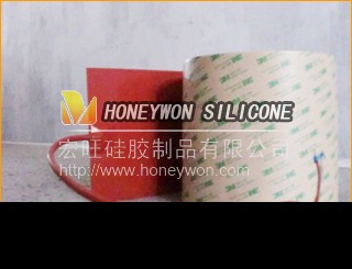 Silicone rubber blanket heaters with manual thermostat