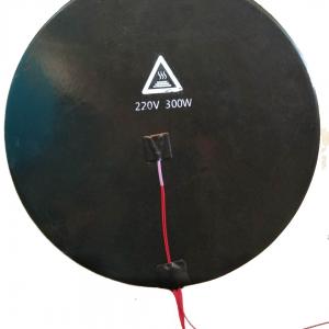3D printer round black silicone rubber hot bed hot plate 3D printer round black silicone rubber hot bed hot plate