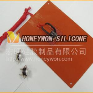 Silicone rubber mat heaters with bi-metal thermostat Silicone rubber mat heaters with bi-metal thermostat